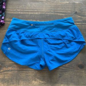 Lululemon speed shorts size 6.